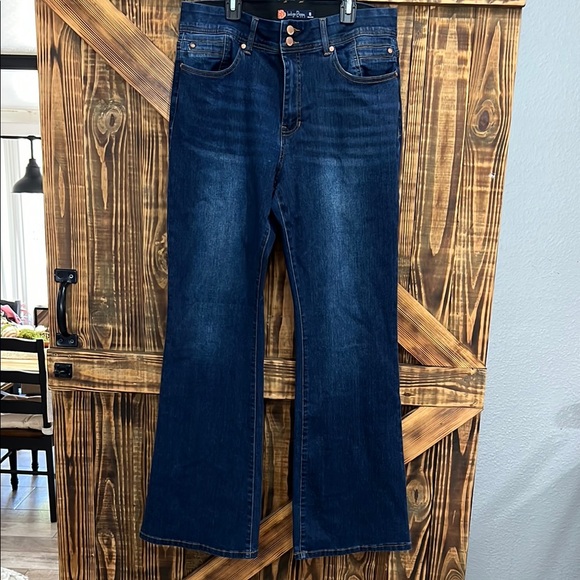 Women's Dark Blue Jeans - Picture 1 of 3